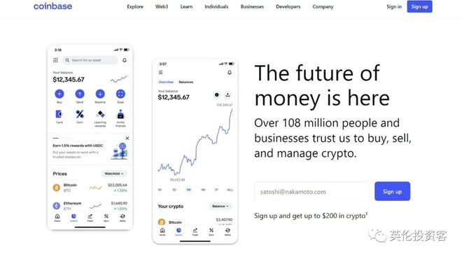 数字货币比特币区块链_Coinbase 是一个数字货币交易和钱包平台，被认为是世界上最大的加密货币交易所之一。该平台被认为是购买、出售和存储比特币、以太坊、莱特币等数字货币最简单、最安全的方式之一。此外，该平台还提供一项名_数字货币比特币